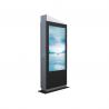 China High Brightness Outdoor LCD Digital Signage Floor Standing Android / PC System factory