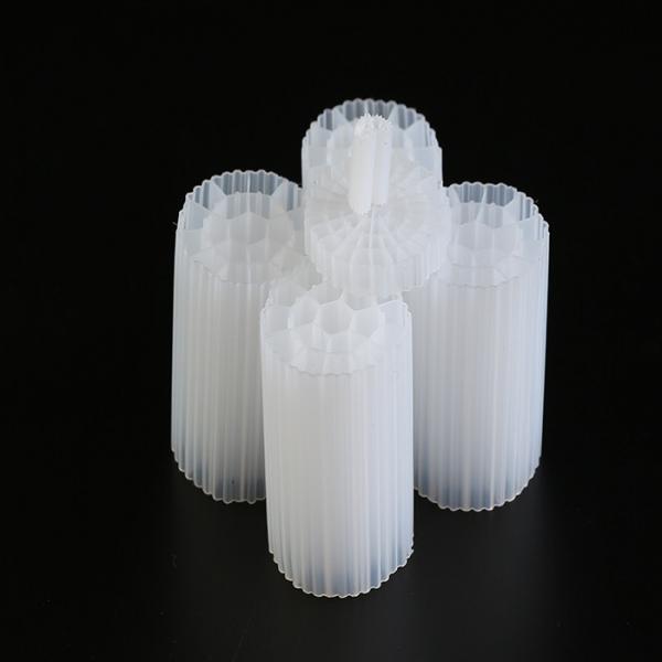 Quality Plastic Aquaponics MBBR Filter Media 25*12mm Size Water Treatment Bio Cel For for sale