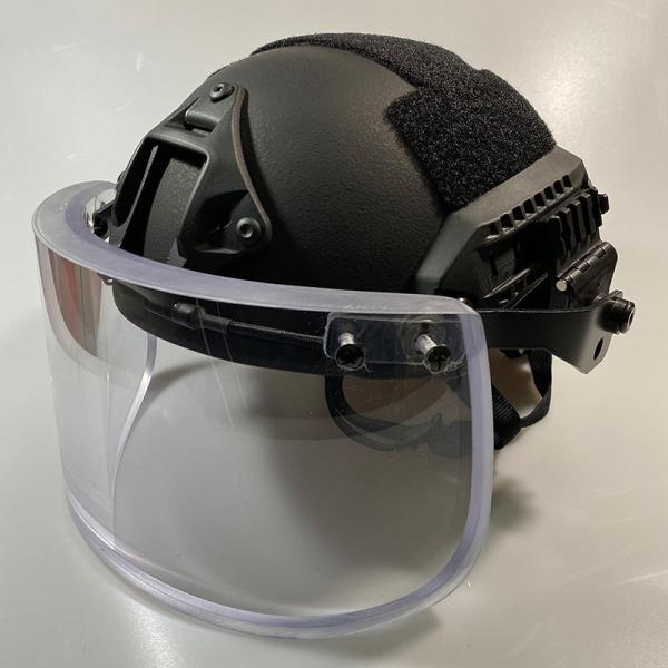 Quality Face Shield NIJ 3A Tactical Military Bulletproof Visor For Ballistic Picatinny Railed Helmet for sale
