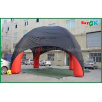 Quality Inflatable Tent Dome Red / Black Spider Inflatable Dome Tent 4 Legs With Oxford for sale