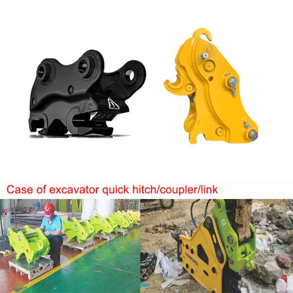Quality 45 Ton Excavator Hydraulic Quick Hitch With Pins CE certified for sale