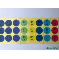 Quality 10mm CDR Adhesive Circle Stickers for sale