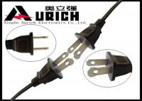 China Salt Lamp Ul Approval Nispt-2 Power Cord 1-15p Male Plug E12 End 2 Poles 2 Wires factory
