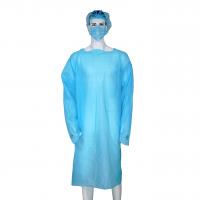 Quality AAMI BP70 Level 3 Disposable CPE Isolation Gown For Laboratory Food Industry for sale