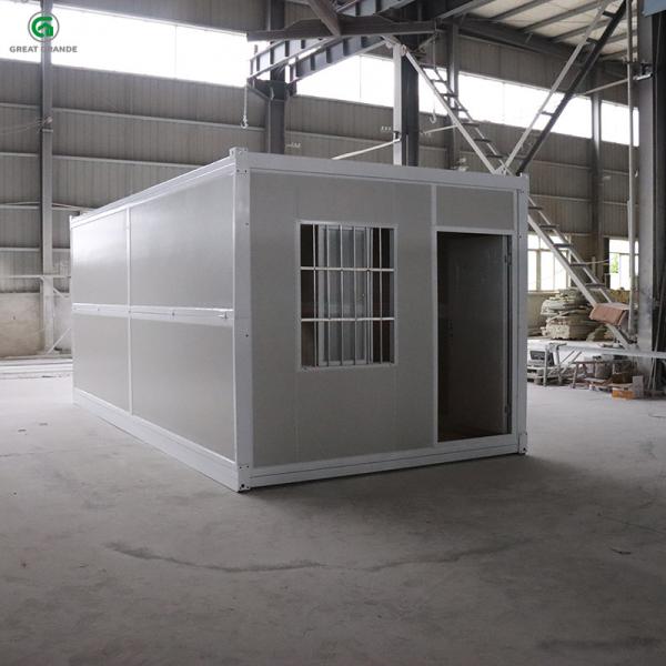Quality Thermal Insulated Temporary Prefab Folding Container House Office for sale