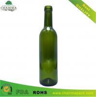 China Emerald Green wine bottle factory