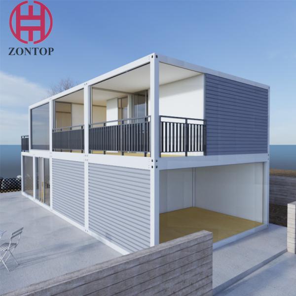 Quality China Philippines portable prefab houses movable customized mini modular 2 3 4 Bedroom flat pack prefab container house for sale