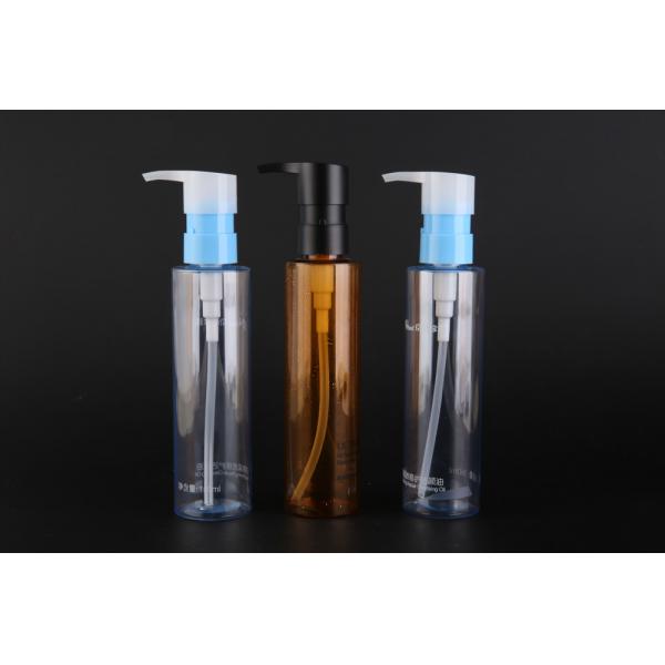 Quality Makeup Oil Cosmetic Makeup Remover Bottle With Back Suction Match The 150ml PET Bottle for sale