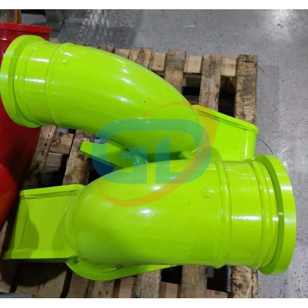 Quality 65Mn Concrete Pump Delivery Pipe Bend Hinged Elbow NO.1 001690213A0200000 for sale