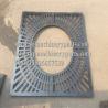 China Foundry Direct Landscape design hardware accessory 100% Recycled Grey Iron Square tree trench grate factory