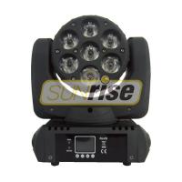China 7x10W Warm White Mini LED Moving Head Light For Stage Light And Disco Night Bar factory