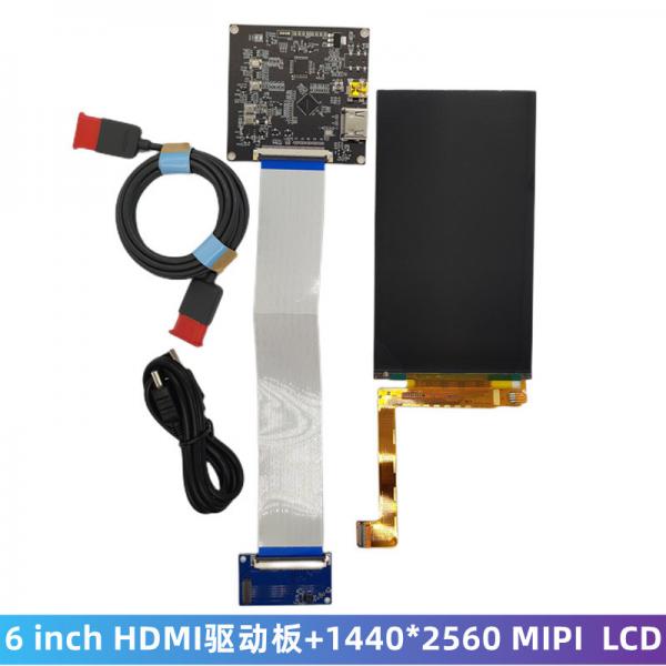 Quality 6 Inch LCD TFT Display 1440x2560 Resolution 50 Pins MIPI Interface With HDMI for sale