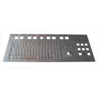 China Customized Industrial Keyboard With Trackball Stainless Steel Mechanical Keyboard Waterproof factory