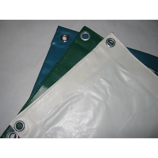 Quality Anti - Mildew PVC Tarpaulin Fabric For Industry , Thick Heavy Duty Canvas Tarp  for sale