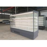 China Supermarket Beverage Open Display Fridge R290 With Plug In Embraco Compressor factory