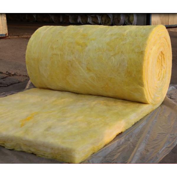 Quality Fiberglass Wool Roll Heat Insulation Material Blanket 48kg/M3 Glasswool 25mm 50mm for sale