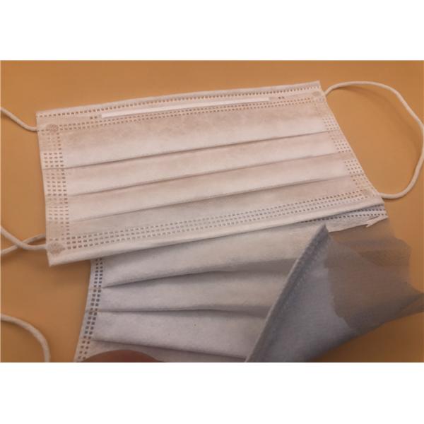 Quality Medical Grade 3 Ply Surgical Mask Against Germ Anti Dust Collapsible for sale