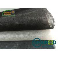 Quality 100% Polyester Base Cloth Non Woven Interlining Black For Garment for sale
