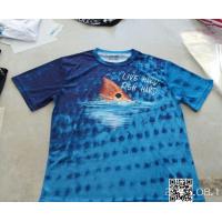 China Custom All Over Sublimation Printing 100% Polyester Short Sleeve Men Fashion T shirt factory