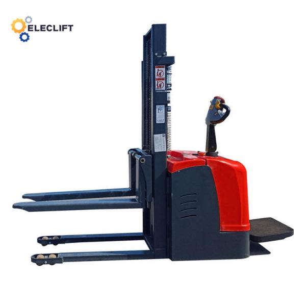 Quality 2.2Kw Battery Operated Electric Stacker Forklift 5000mm Lift Height for sale