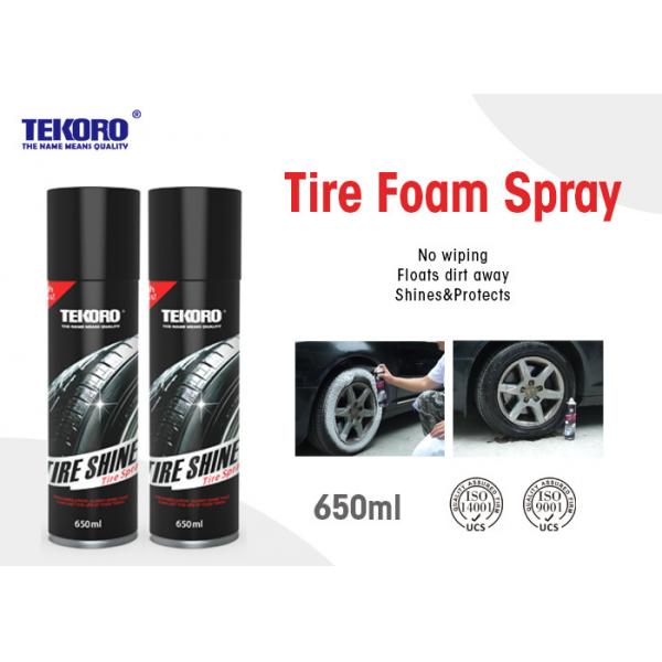 Quality Tire Foam Spray / Automotive Spray Cleaner For Lifting Away Tough Dirt Without Scrubbing for sale