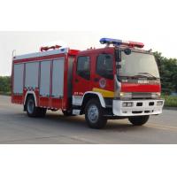 Quality ISUZU Diesel Gas RC Fire Truck Red Color Euro 3 Euro 4 Emission Standard for sale