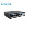 China Poer Over Ethernet POE Switch 4 Ports 10 / 100M Switch ftth application factory