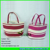 China LUDA striped small kids beach paper straw bag buy handbags online factory