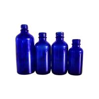 Quality Blue Color 15ml Glass Dropper Bottles , Essential Oil Dropper Bottles for sale