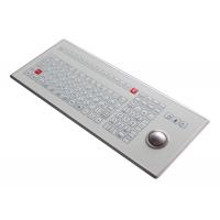 China 106 Keys Medical Membrane Switch Keyboard Trackball Front Panel Mounting factory