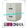 China Waterproof Fire Resistant File Cabinets , Fire Safe File Cabinet With 2 Drawer factory