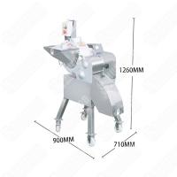 China 2022 multifunctional industrial stainless steel coconut cutting machine/coconut slice machine factory