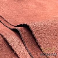 China Breathable Microfiber Synthetic Suede Leather Fabric for Horse Saddles factory
