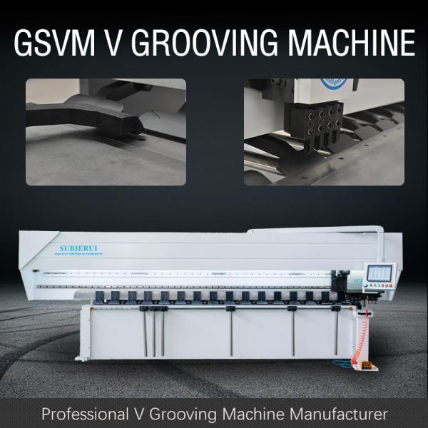 Quality CNC Sheet Metal Grooving Machine For Metal Curtain Wall V Groover Machine 1240 for sale