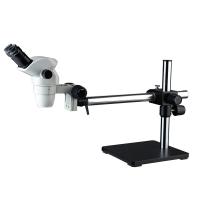 China SZM6745-STL5B dual arm universal boom mounted zoom stereo microscope/industrial inspection boom stand mikroskop factory