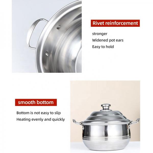Quality Factory Wholesale Different Size Cookware Set Custom Pots Wholesale 5PCS for sale