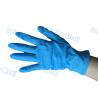 China Harmless Disposable Medical Gloves , Blue Color Vinyl Exam Gloves With Good Feeling factory