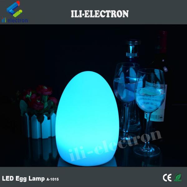 Quality Wireless Colorful Egg Shaped LED Lights 6000K For Swimming Pool for sale