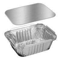 China Hotel Silver Aluminum / Aluminium Containers For Food Takeaway Packaging factory