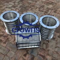 China 304 Stainless Steel Solid-Liquid Separator Rotary Drum Wedge Wire Screen Basket factory