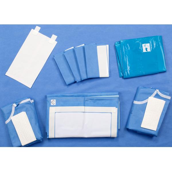 Quality C Section Custom Surgical Packs With Collecting Bag For Caesarean Baby Birth Surgery for sale