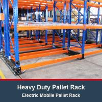 Quality Heavy Duty Electric Mobile Pallet Racking System Heavy Duty Pallet Rack Electric for sale