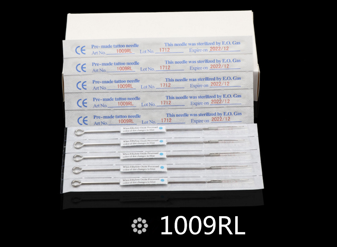 China Long Taper Bug Pin Standard Serile Tattoo Needles OEM Package With Your Own Logo Available factory