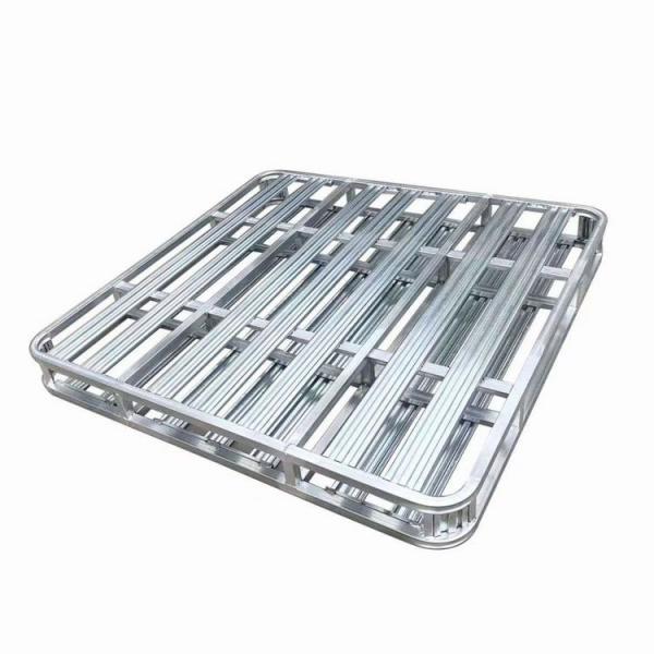 Quality Galvanized Heavy Duty Steel Pallet Warehouse Storage Stackable Metal Pallets for sale