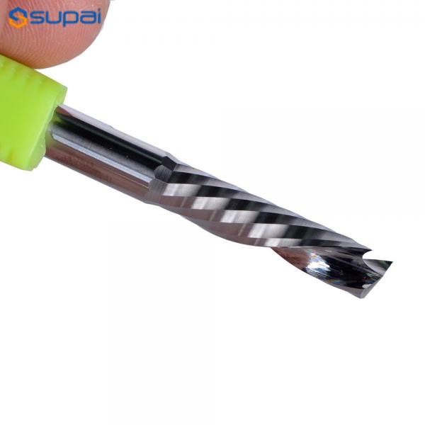 Quality High Precision Solid Carbide End Mill Single Flute For Steel HRC 45 / 55 / 60 / for sale