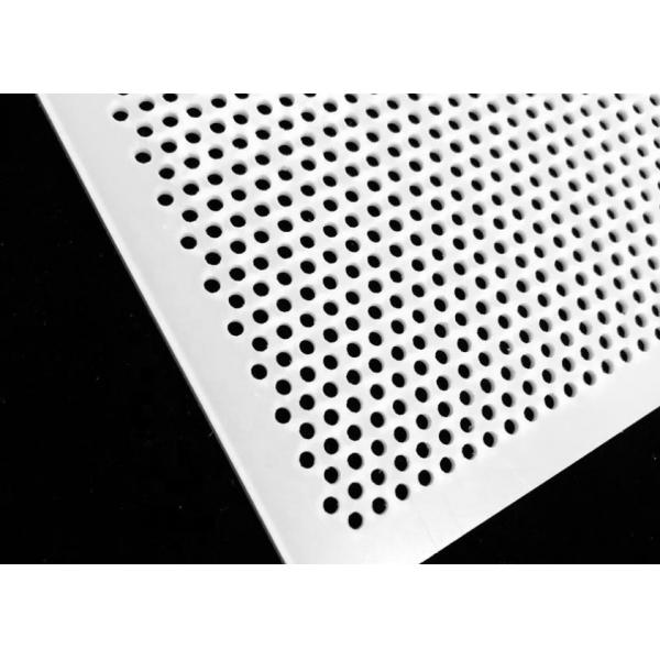 Quality PVC Perforated Plastic Mesh Sheet Round Hole 1000*2000mm 1220*2440mm for sale