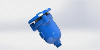 China Blue Exopy Coated Float Air Vent Valve With Ductile Iron Body , High Performance factory