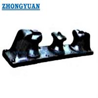 Quality CB39 Type C Casting Steel Casting Iron 3 Rollers Fairlead Ship Mooring Equipment for sale