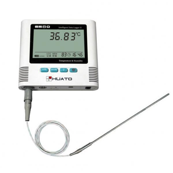 Quality Portable Single PT100 External Sensor up to 100 degree 0.3 degree accuracy Temperature  Data Logger for sale