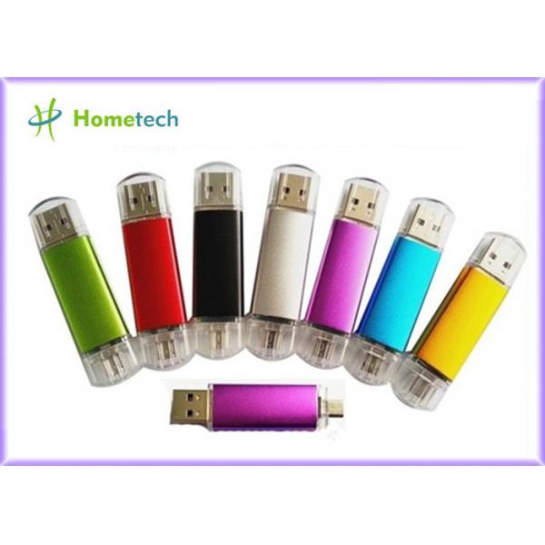 Quality 2GB High Speed OTG Mobile Phone USB Flash Drive U Disk Blue , 10MB/s for sale